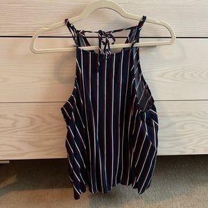 Hollister striped tank top